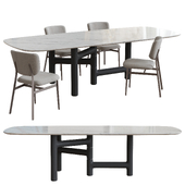 Bonaldo Pivot table\Noor chair