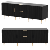 OM cabinet TV Cutwood black