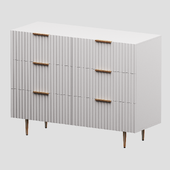 OM chest of drawers TV Cutwood black