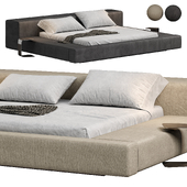 Gray Platform Bed