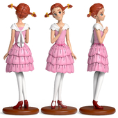 judy abbott in pink dress Statue