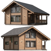 wooden house