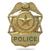 american police badge toy