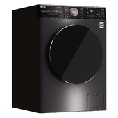 LG FWV1128BTSA Black Steel Washmachine