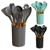 11-Piece Silicone Assorted Kitchen Utensil Set