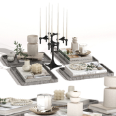Decorative Set 31 - coffee table decor set