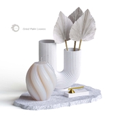 Decorative Set Palm Leaves