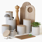 Decorative set for the kitchen