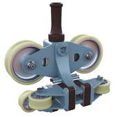 Wheel assembly for attractions