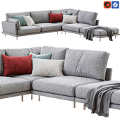 Blanche Alfinosa Lshaped Sofa