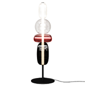 Floor lamp Floor lamp design Pebbles by Bomma (4 shades, white, black, red)