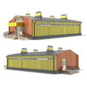 Trade pavilion