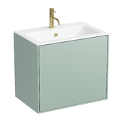 Amara Aysgarth 600mm 1 Drawer Flat Door Unit with Vanity Basin