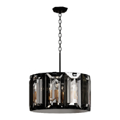 Rizar pendant chandelier with glass shade