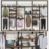 Rack Wardrobe clothing store decor posters