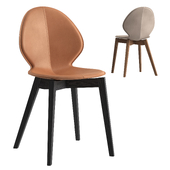 Calligaris BASIL W leather chair