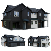 Low Poly American House 09