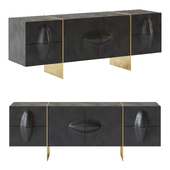 Brian Thoreen Black Rubber Sideboard