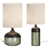 Pottery Barn Stephe Glass Table Lamps