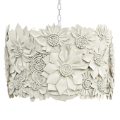 Currey and Company Clotilde Cream Pendant