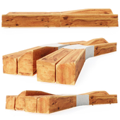 log bench