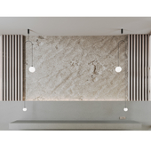 Headboard Wall rock panel 04