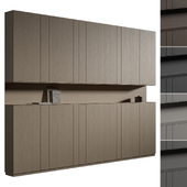 Bookshelf and decor rack, closet