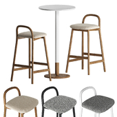 Zantilam bar stool and Cigar bar table