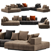 Lawrence Clan Sofa by minotti Rodolfo Dordoni