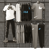 Nike clothing store rack