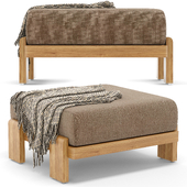 RH outdoor vigo ottoman