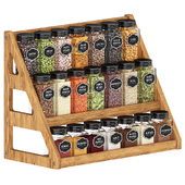 Kitchen Spice Shelf Set -15