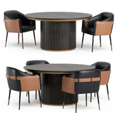 Sunpan Carter Chair and Arteriors Reid Table
