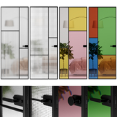 Glas Italia Sherazade Interior Swing Doors Variations 1.