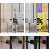 Glas Italia Sherazade Interior Swing Doors Variations 2.