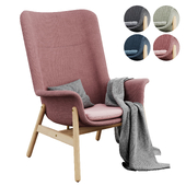 IKEA – VEDBO Armchair with high backrest