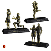 love statue set