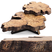 Raw Wood Coffee Tables