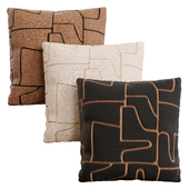 CB2 Arabella Velvet Throw Pillows