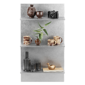 Fermliving Lager Wall Shelf - Triple