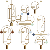 NOMON WOODEN DOTS Pendant Lamp