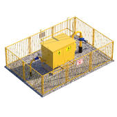 Gas control station point equipment