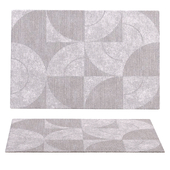 Cream area rug for living room and bedroom 2
