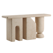 Contemporary Marble Console by RDLC