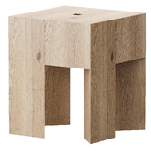 Contemporary stool/table TriAngle by Karakter