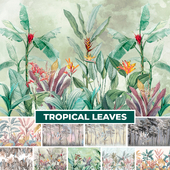 Tropical leaves