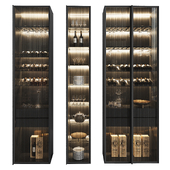 Set of Display Cases of Different Widths 3
