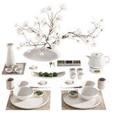 Japanese tableware set 035