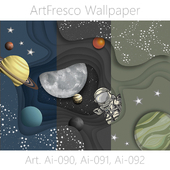 ArtFresco Wallpaper - Designer seamless photo wallpaper Art. Ai-090, Ai-091, Ai-092 OM