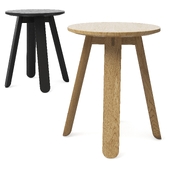 Wooden chair Ross gardam Half Full Stool